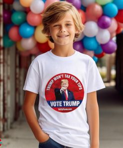 Donald Trump won’t tax your tips vote Trump shirt