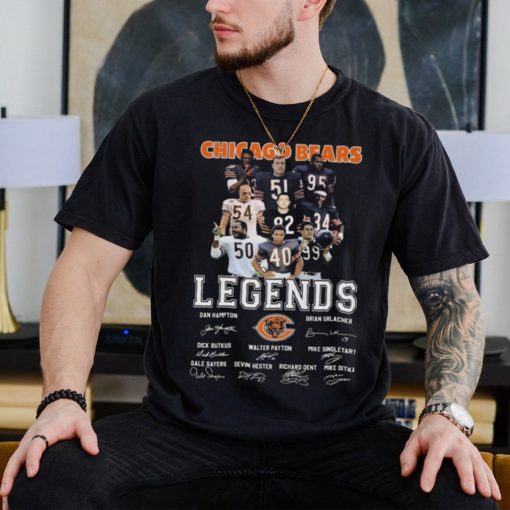 Official Chicago Bears The Collection Of Legends Thank You For The Memories Signatures Shirt