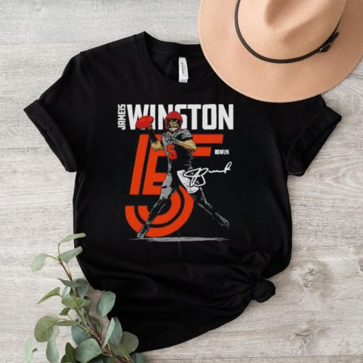 Cleveland Browns Jameis Winston pose number 5 signature shirt