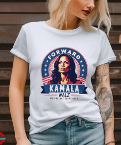 Forward Kamala Harris Walz were not going back 2024 retro shirt