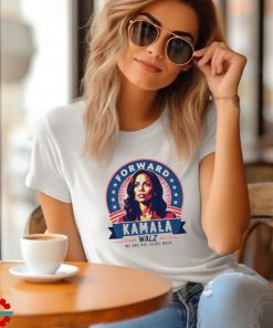 Forward Kamala Harris Walz were not going back 2024 retro shirt