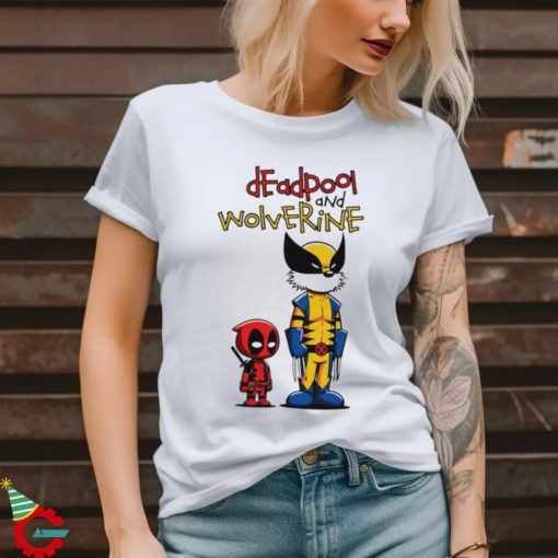 Deadpool and Wolverine Calvinpool and Hobbespool shirt