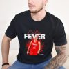 Indiana Fever Caitlin Clark sticks tongue out signature shirt