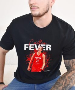 Indiana Fever Caitlin Clark sticks tongue out signature shirt