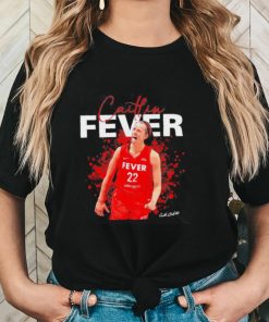 Indiana Fever Caitlin Clark sticks tongue out signature shirt