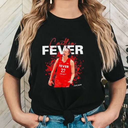 Indiana Fever Caitlin Clark sticks tongue out signature shirt