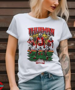 Jelani Thurman football design shirt