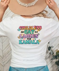 Childless Cat Lady For Kamala Vintage Shirt