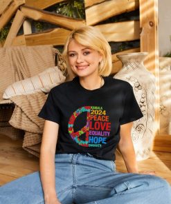 Kamala 2024 Peace Love Equality Hope Diversity Feminist Shirt