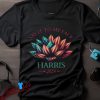 Kamala Harris 2024 Say It To My Face Shirt, Patriotic Lotus Design