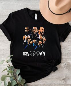 Kevin Durant LeBron James Stephen Curry USA basketball Olympics 2024 vintage shirt