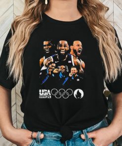 Kevin Durant LeBron James Stephen Curry USA basketball Olympics 2024 vintage shirt