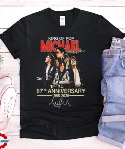 Michael Jackson King Of Pop 67th Anniversary 1958 2025 T Shirt