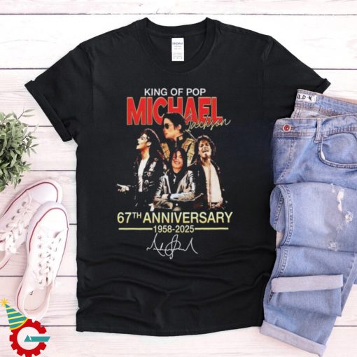 Michael Jackson King Of Pop 67th Anniversary 1958 2025 T Shirt