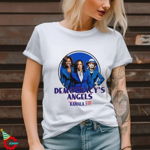 Michelle Obama Kamala Harris Hillary Clinton democracy’s angels DNC 2024 shirt