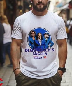 Michelle Obama Kamala Harris Hillary Clinton democracy’s angels DNC 2024 shirt