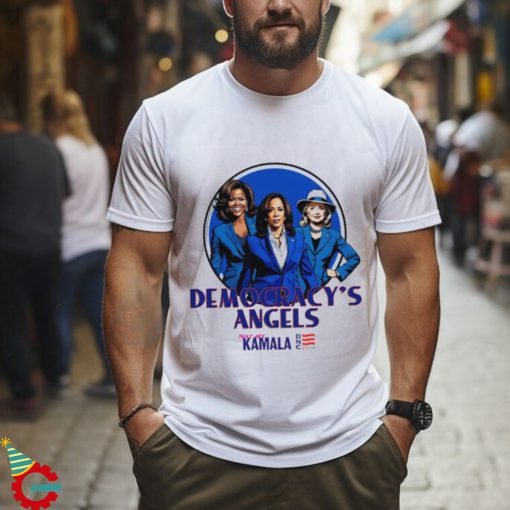 Michelle Obama Kamala Harris Hillary Clinton democracy’s angels DNC 2024 shirt