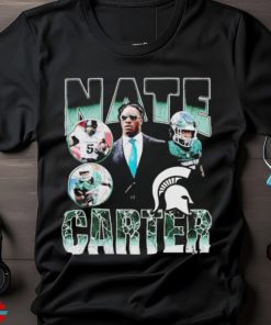 Nate Carter Michigan State Spartans 90s retro shirt