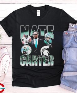 Nate Carter Michigan State Spartans 90s retro shirt