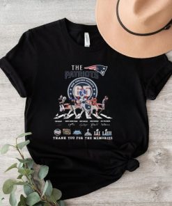 New England Patriots Thank You For 65 Years The Legends Abbey Road Signatures Shirt