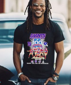 New York Giants 100 season anniversary 1925 2025 thank you for the memories shirt