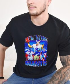 New York Giants Daniel Jones Deonte Banks Darren Waller Darren Waller retro graphic shirt