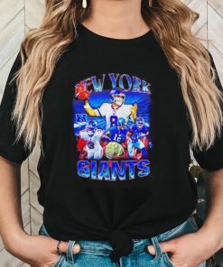 New York Giants Daniel Jones Deonte Banks Darren Waller Darren Waller retro graphic shirt