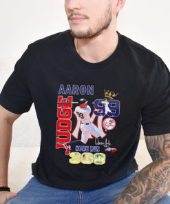 New York Yankees Baseball Aaron Judge No.99 Home Run 300 signature shirt