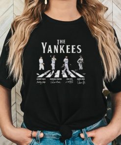 New York Yankees Juan Soto Aaron Judge Volpe Stanton The Yankees Abbey Road Signatures T shirt