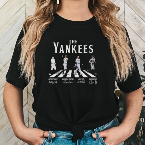 New York Yankees Juan Soto Aaron Judge Volpe Stanton The Yankees Abbey Road Signatures T shirt