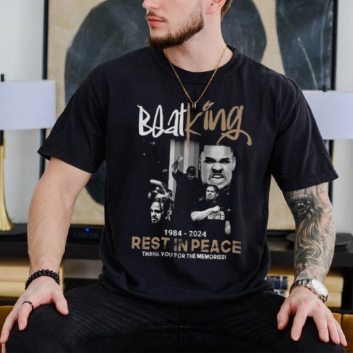 Official BeatKing 1984 2024 Rest In Peace Thank You For The Memories Signature T Shirt