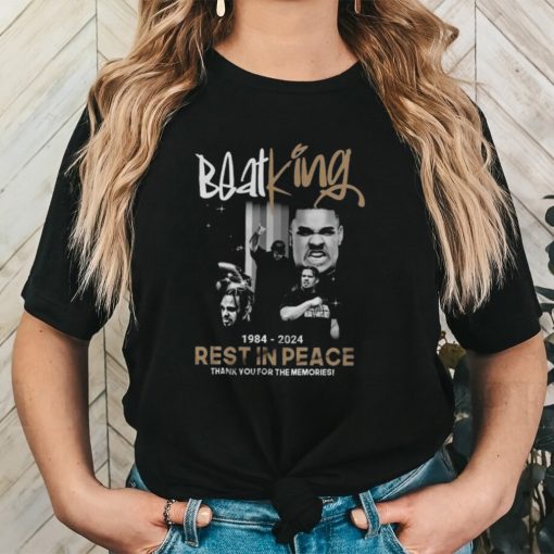 Official BeatKing 1984 2024 Rest In Peace Thank You For The Memories Signature T Shirt