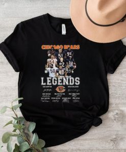 Official Chicago Bears The Collection Of Legends Thank You For The Memories Signatures Shirt