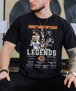 Official Chicago Bears The Collection Of Legends Thank You For The Memories Signatures Shirt