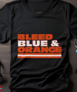 Official Chicago Football Bleed Blue & Orange Shirt