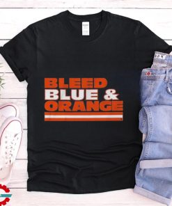 Official Chicago Football Bleed Blue & Orange Shirt