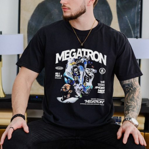 Official Detroit Lions Calvin Johnson Megatron the Titan Among T Shirt