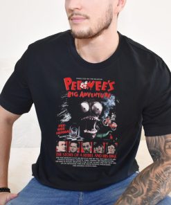 Official Graveyard Goods Pee Wee’s Big Adventure (Synopsis Edition) 72 Hour Release Shirt