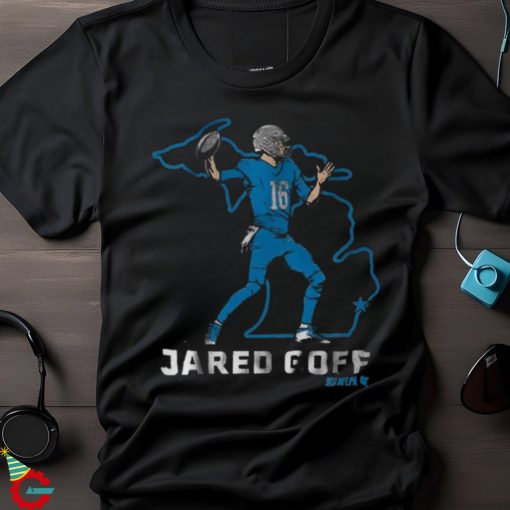 Official Jared Goff State Star Detroit Lions #16 Painting t shirt