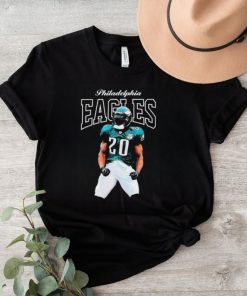 Official Mitchell & Ness Brian Dawkins Black Philadelphia Eagles Sideline Retired Player Shirt