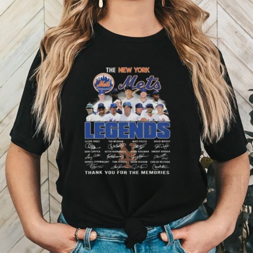 Official New York Mets The Collection Of Legends Thank You For The Memories Signatures 2024 Shirt