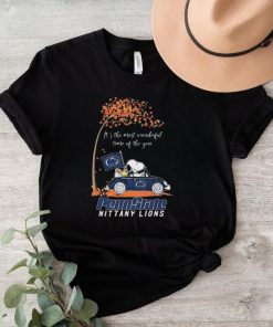 Official Penn State Nittany Lions Snoopy Driving In The Wonderful Season Shirt