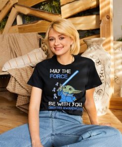 Official Star Wars Baby Yoda May The Force Be With You Diabetes Awareness Shirt