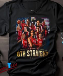 Official Usa Basketball Women’s National Team 8Th Straight Shirt