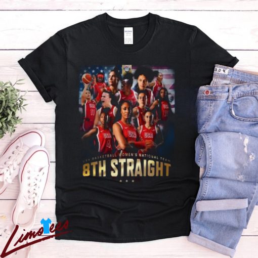 Official Usa Basketball Women’s National Team 8Th Straight Shirt