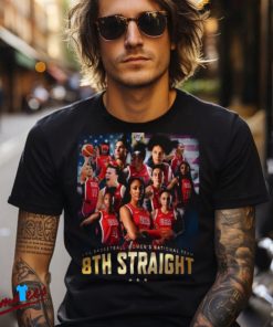 Official Usa Basketball Women’s National Team 8Th Straight Shirt