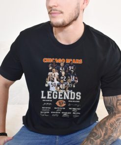 Original Chicago Bears The Collection Of Legends Thank You For The Memories Signatures T shirt