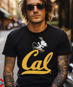 Peanuts Snoopy skateboarding California Golden Bears shirt