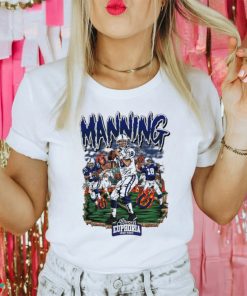 Peyton Manning cool football design cartoon shirt