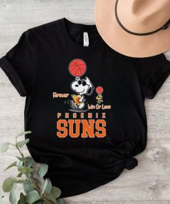 Phoenix Suns Peanuts Snoopy And Woodstock Forever Win Shirt